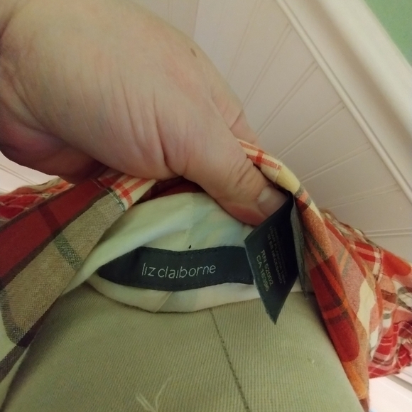 LIZ Claiborne Size Small Plaid Blazer - Picture 10 of 12